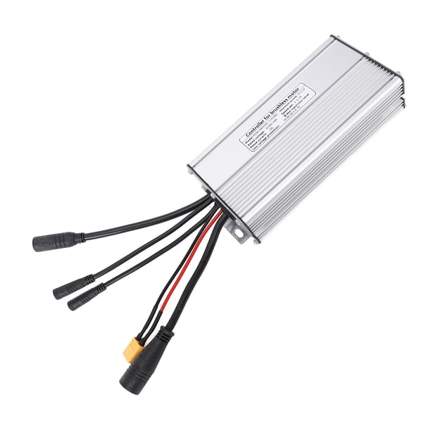 Controlador De Bicicleta Eléctrica, Controlador De Velocidad De Bicicleta Eléctrica Estable De Alta Eficiencia Silencioso Con Cable 5 En 1 Para Motor De 36V 48V 1000W