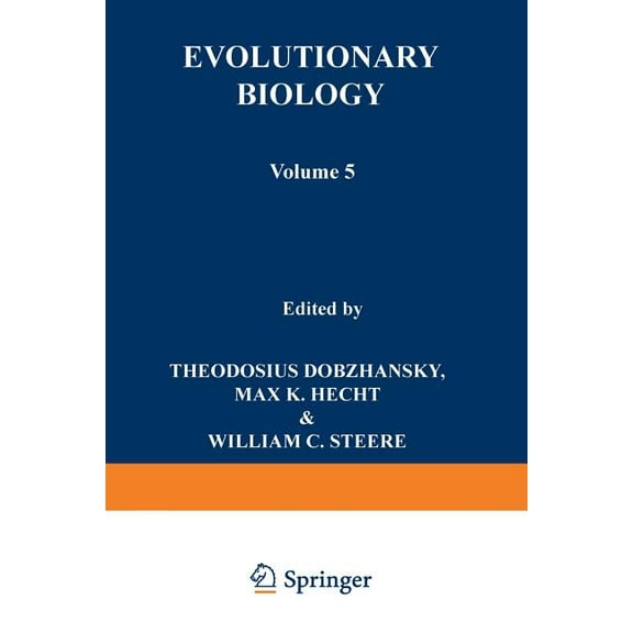 Evolutionary Biology: Volume 5, (Paperback)