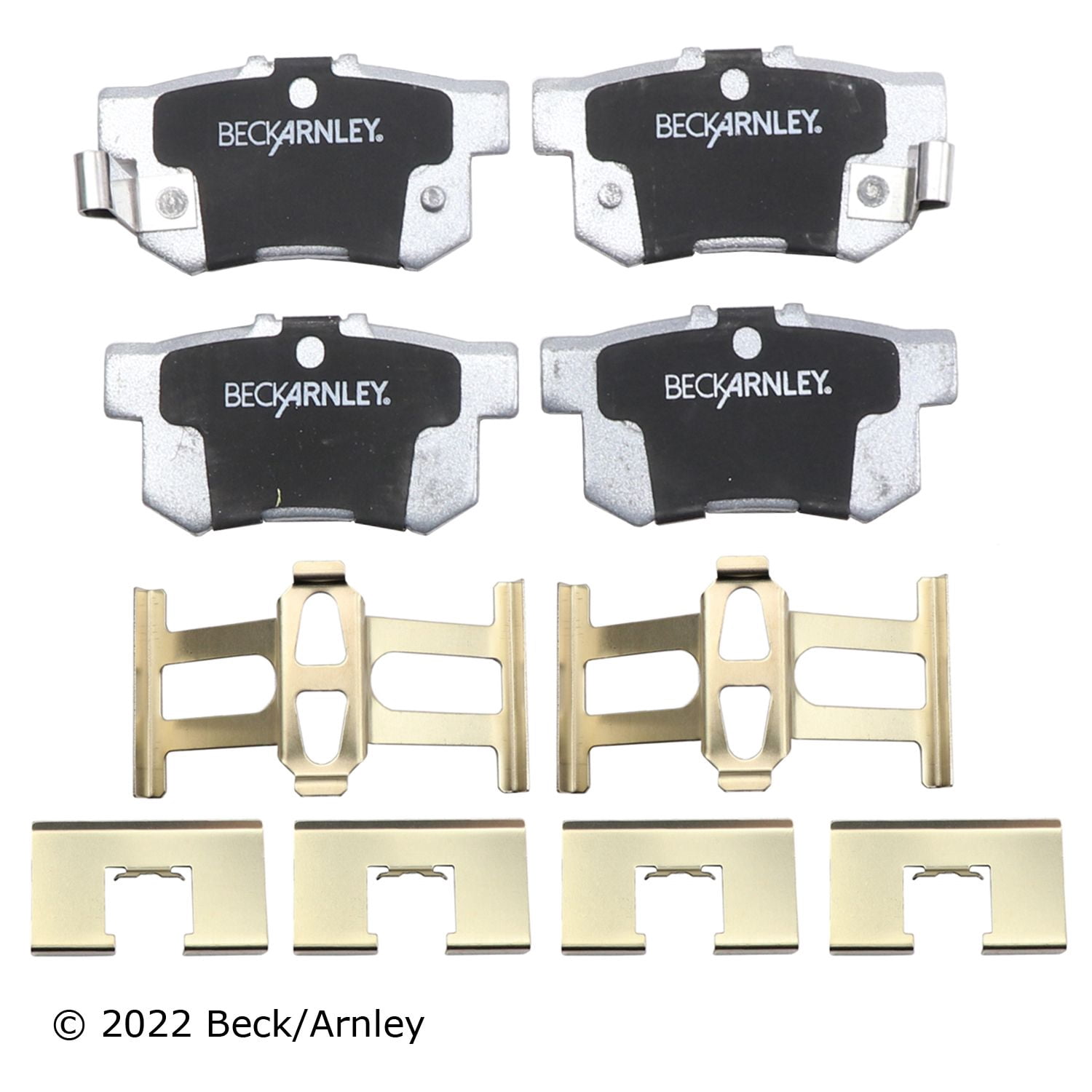 BeckArnley 085-6498 Premium Asm Pads W / Hardware