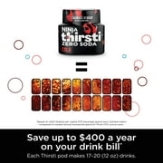 Ninja Thirsti Drink Maker, Still, Sparkling Custom Drink Kit, with CO2 Canister, Flavors, and 48 oz Reservoir