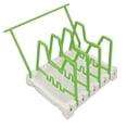 thumbnail image 4 of Soporte Para Tapa De Olla, PP Duradero, Ahorro De Espacio, Base Antideslizante, Amplia Aplicación, Organizador De Tabla De Cortar Con Fácil Instalación, 4 of 7