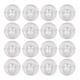 thumbnail image 1 of 25 cápsulas rellenables para máquina expendedora, bolas de plástico transparente y adornos transparentes., 1 of 7