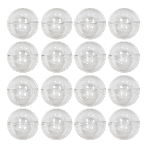 25pcs Refillable Vending Machine Capsules Clear Plastic Balls Clear Ornaments