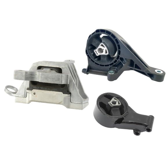 CF Advance Compatible with 13-19 Chevrolet Impala Malibu 2.5L Engine Motor and Automatic Transmission Mount Set 3PCS A5719 A5501 A5502 2013 2014 2015 2016 2017 2018 2019