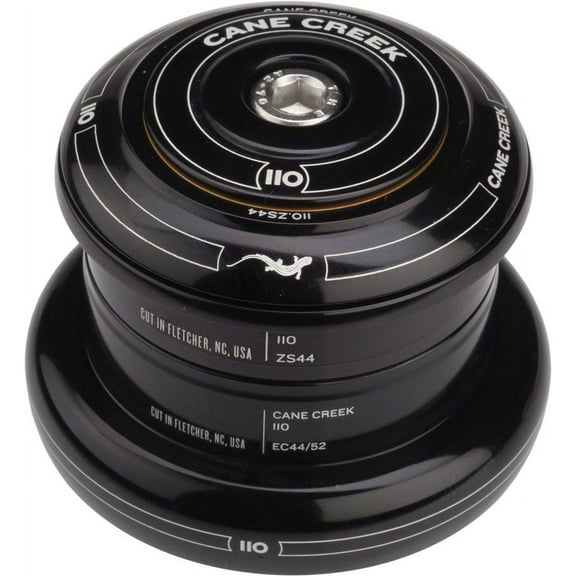 Cane Creek 110 ZS44/28.6 EC44/30 Headset Black Sealed Stainless Bearings