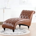 thumbnail image 2 of Contemporary Chaise Settee With High Rebound Sponge And Solid Support Luxurious Seating, Comfortable Foam Splendid Appearance, 2 of 6