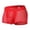 Mens Underwear Red, variant on Mens Underwear Lightweight Mesh-Splice Boxer Briefs Solid Color Breathable Stretchy Slim Mid Waisted Loungewear Boxers