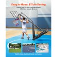 thumbnail image 6 of KFFKFF Portable Basketball Hoop with Adjustable Height, 10 ft Maximum, 48-inch Shatterproof Backboard for Indoor and Outdoor Play, Suitable for Kids and Adults in Schools, Parks, and Home Use, 6 of 9