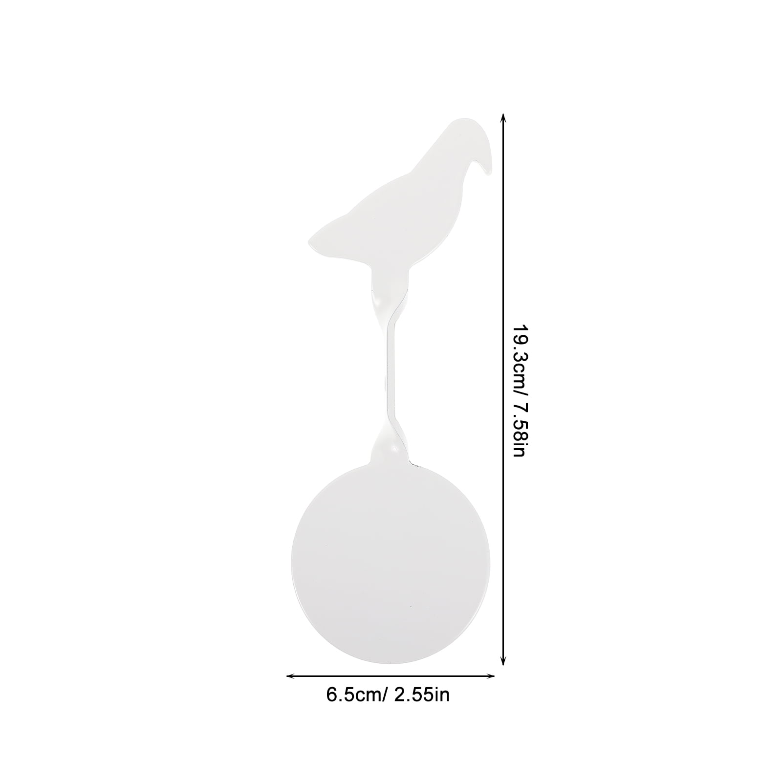 Metal Targets Shooting Heavy Duty Screw Mini Ground Bird Nest Breed White