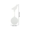 thumbnail image 2 of Metal Targets Shooting Heavy Duty Screw Mini Ground Bird Nest Breed White, 2 of 8