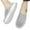 Grey, variant on Oyedens Womens Mules Shoes Slip on Walking Tennis Shoes Summer Breathable Nurse Work Flats for Ladies