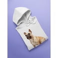 thumbnail image 3 of French Bulldog Sitting Hoodie Women -SPIdeals Designs, Female Medium, 3 of 4