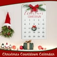 thumbnail image 2 of Christmas Countdown Calendar, Christmas Advent Calendar, Christmas Wreath Calendar, Farmhouse Wooden Hanging Decor for Wall, 2 of 6