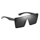 thumbnail image 4 of Gafas de sol Soledad de rectángulo negro para mujer, 4 of 6