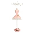 thumbnail image 2 of Model Dress Jewelry Display Holder, Space Saving Hanging Multifunctional Stable Base Mannequin Jewelry Display Rack  for Home for Rings Champagne,Gray,Light Pink,Green, 2 of 7
