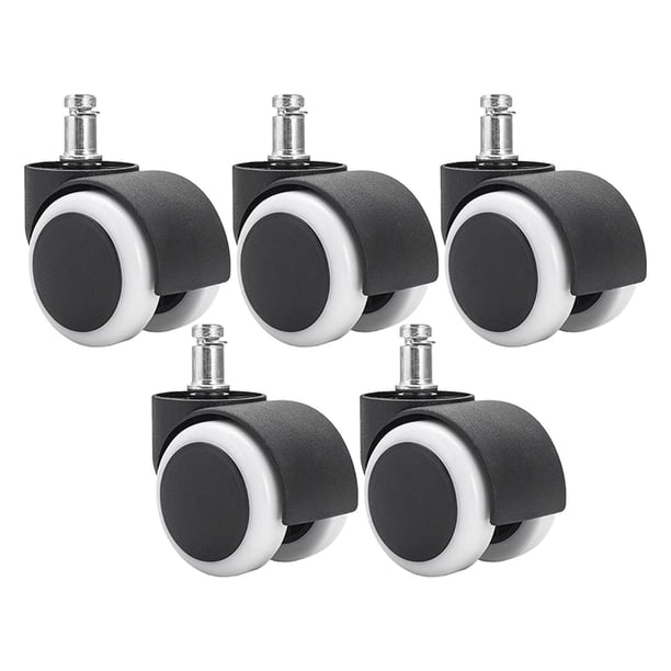 Ruedas giratorias de oficina Zulema 25 mm suave y silencioso