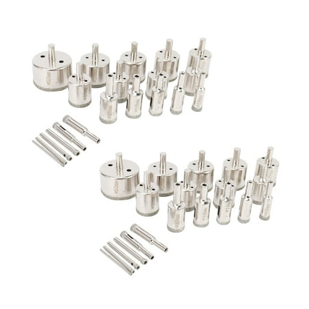 

40 Pcs 3-50mm Diamond Drill Bits Set Cutter Tool Granite