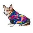 thumbnail image 6 of Uemuo Neon Pop Art Pitbull for Winter Dog Hoodie Sweatshirts with Pockets Warm Dog Clothes for Small Dogs Chihuahua-Small, 6 of 8