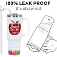 thumbnail image 4 of Teacher Appreciation Gifts 40oz Tumbler with Handle and Straw Lid|Teacher Gifts Vacuum Insulated Leak Proof Tumbler Teacher Gifts for Women|Best Teacher Gifts Stainless Steel Travel Mug |Red Apple, 4 of 6