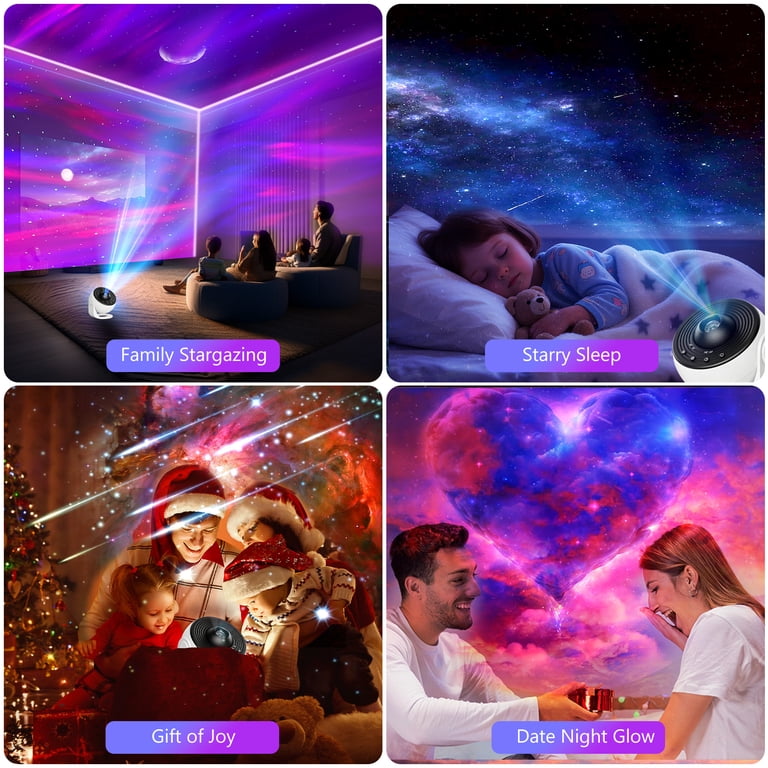 DAYBETTER Galaxy Projector 360° Rotating Head with 13 Film Discs photo 8
