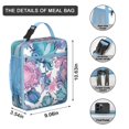 thumbnail image 3 of Botanical Insulated Lunch Bag Box Men Reusable Lunch Tote Bag Fit Most Bento Boxes Lunch Box Containers Office Travel, 3 of 6