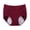 Wine, variant on Xihbxyly Period Underwear for Women Menstrual Panties Womens Leak Proof Mid Waist Cotton Postpartum Ladies Panties Briefs Girls Large Solid Color Leak Proof Menstrual Underwear