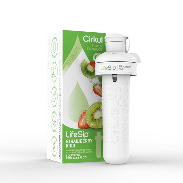 Cirkul LifeSip Strawberry Kiwi Flavor Cartridge, Drink Mix, 1Pack