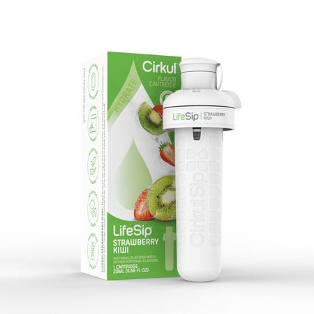 Cirkul LifeSip Strawberry Kiwi Flavor Cartridge, Drink Mix, 1-Pack