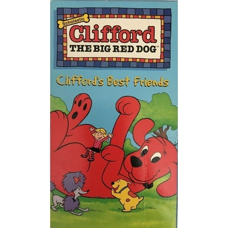 Clifford the Big Red Dog-Cliffords Best Friends(VHS,2000)TESTED-RARE-SHIP N