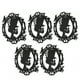thumbnail image 1 of Decoraciones de Halloween, patrón de esqueleto circular para casa, fiesta, puerta, adornos de pared, 5 uds., 1 of 5