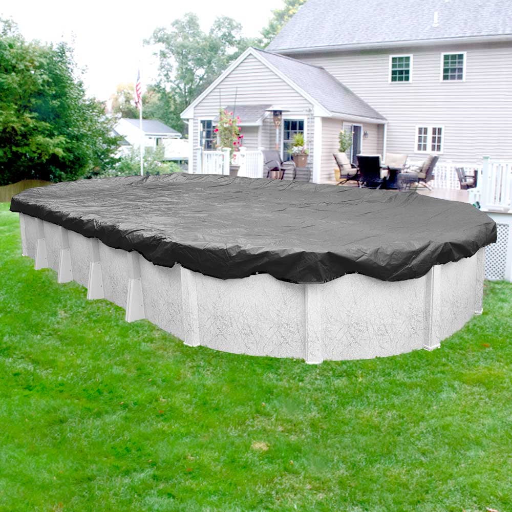 Robelle 20-Year Ultimate Oval Winter Pool Cover, 16 x 25 ft. Pool
