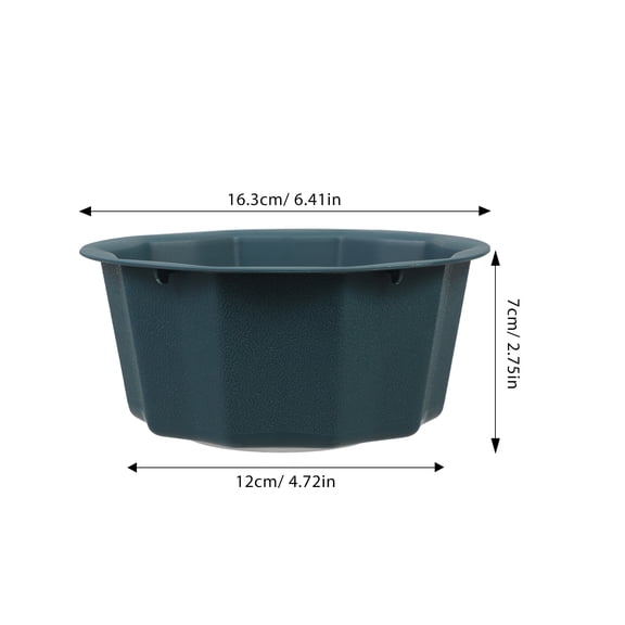 PENIKOKO 4Pcs Durable Green Garden Planter Pots for Indoor Outdoor Plants and Grave Use