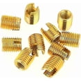 thumbnail image 4 of 50 Pcs Self Tapping Thread Insert Brass Thread Split Insert Combination Set Repair Thread Tool, 4 of 5