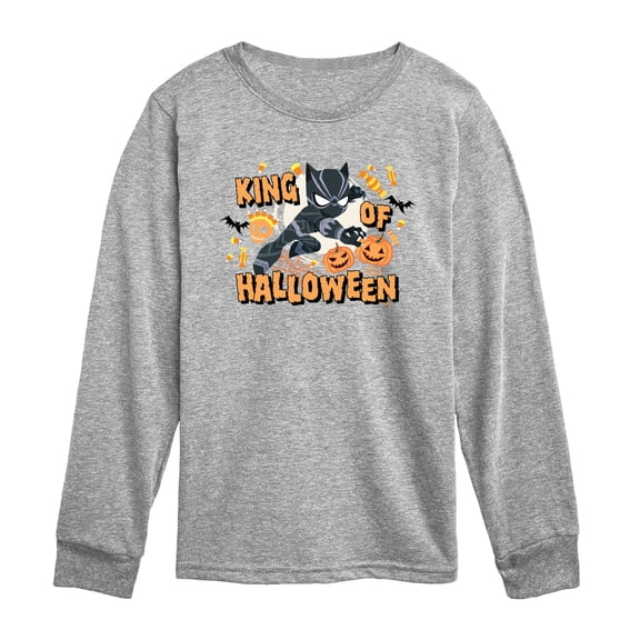 Black Panther - King Of Halloween - Toddler Boys Long Sleeve Graphic T-Shirt