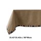 thumbnail image 3 of ¡Precios Increíbles, Descuento Ya!, Mantel de color sólido Mantel de color liso Mantel bordado para el hogar Mantel grueso de lino de imitación para mesa de café Mantel para el hogar Akmoler, 3 of 8
