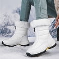 thumbnail image 6 of gakvbuo Snow Boots For Women Short Boots Winter Outdoor Snow Women's Thick Insulation Cotton Rural Tourism Skiing Shoes, 6 of 9