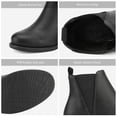 thumbnail image 4 of Botines DREAM PAIRS ISABELLA-2 con Tacón Bajo Grueso Negro, 4 of 6
