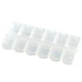 thumbnail image 1 of Miangastore 12 Grids Plastic Jewelry Storage Box Container Portable Jewelry Beads Craft Ring Earring Brooch Organizer (Transparent), 1 of 6