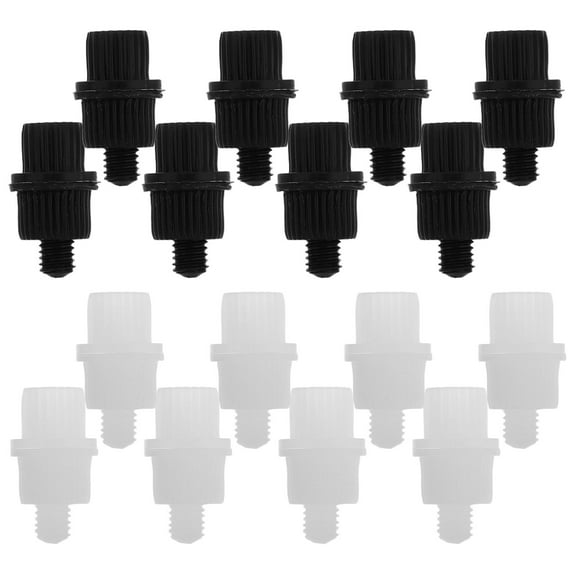 MLINS 16pcs Nylon License Plate Screws Bolts and Nuts for License Plate Frame Secure Fasteners Kit for Motorcycle Bike Bolt Mounting Attachment