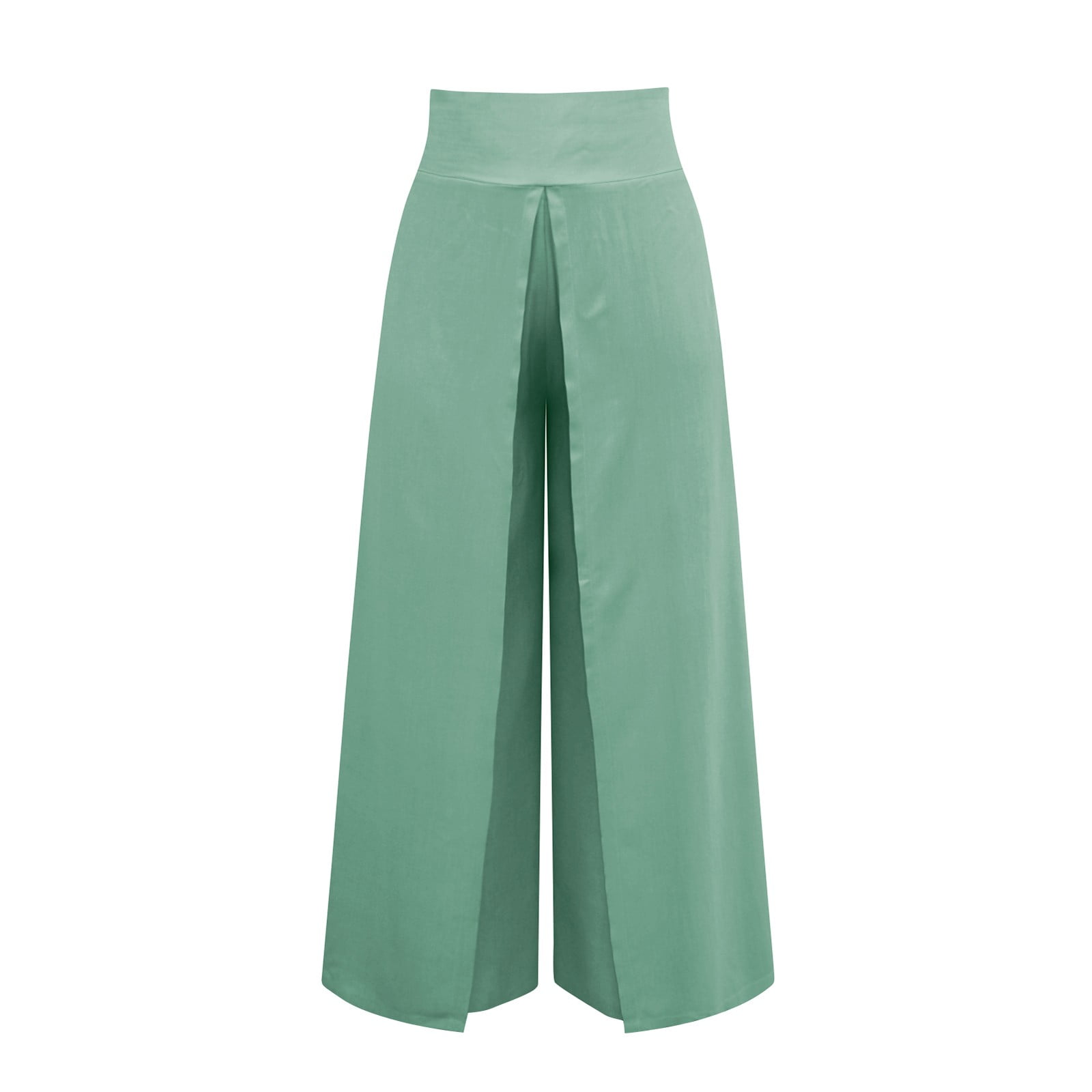 Fashion (Mint Green)5 Colors Women's Solid Pants Casual Drawstring Loose  Elastic Waist Beach Leg Palazzo Pants Trousers With Pockets Ropa Mujer 2022  DOU @ Best Price Online