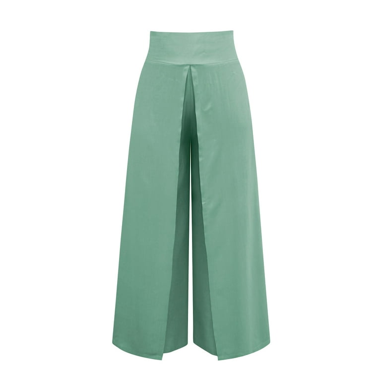 Molecule Women 45062 Vogue green long flared pants