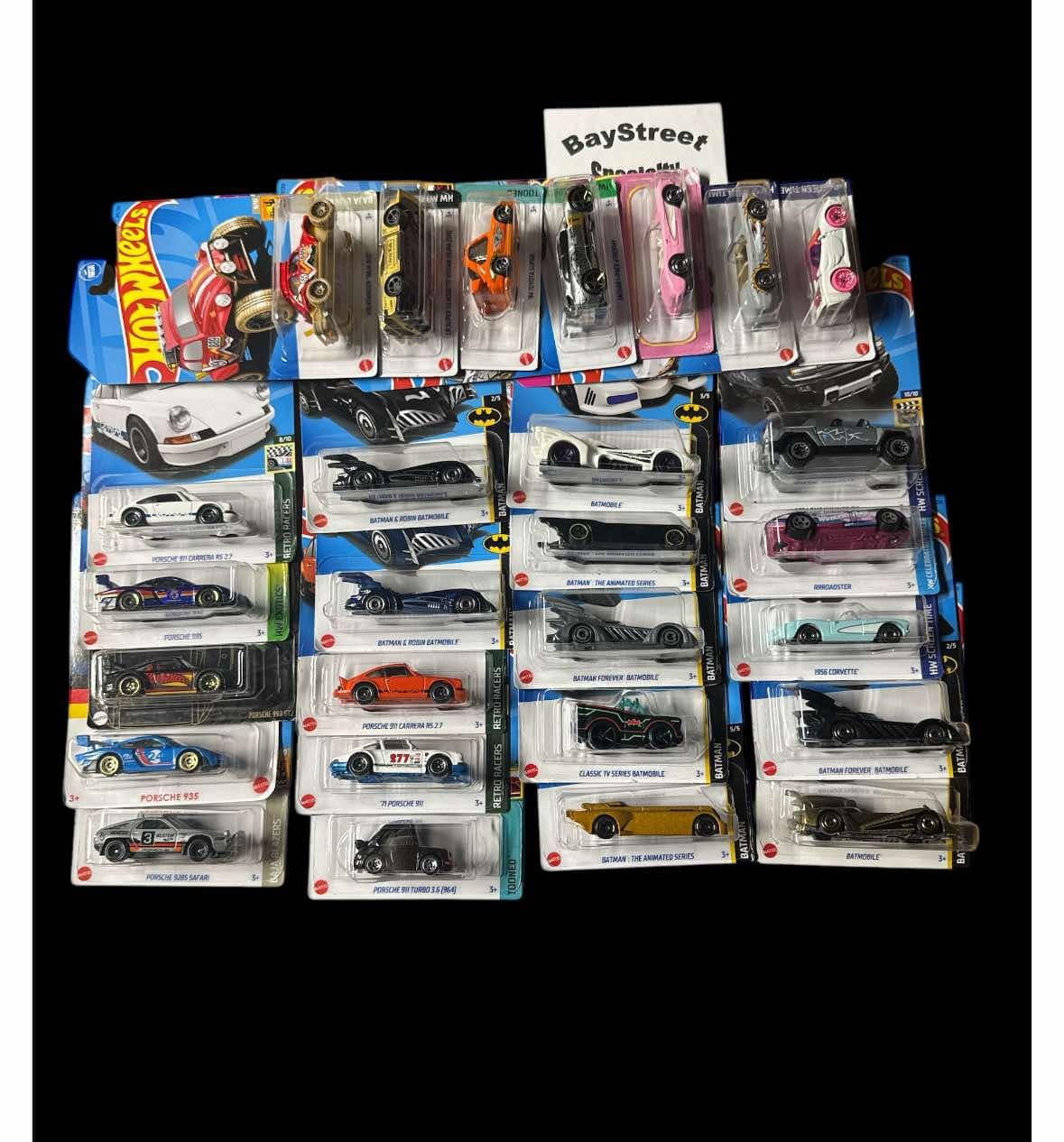 Instant HOT WHEELS COLLECTION - 72 Collectible Diecast Mix With a Treasure Hunt , Anniversary Cars, Barbie Cars & Fast N The Furious Cars