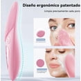 thumbnail image 3 of Cepillo Facial Limpiador Facial Electrico Silicona Recarga Modelo Rosa, 3 of 4