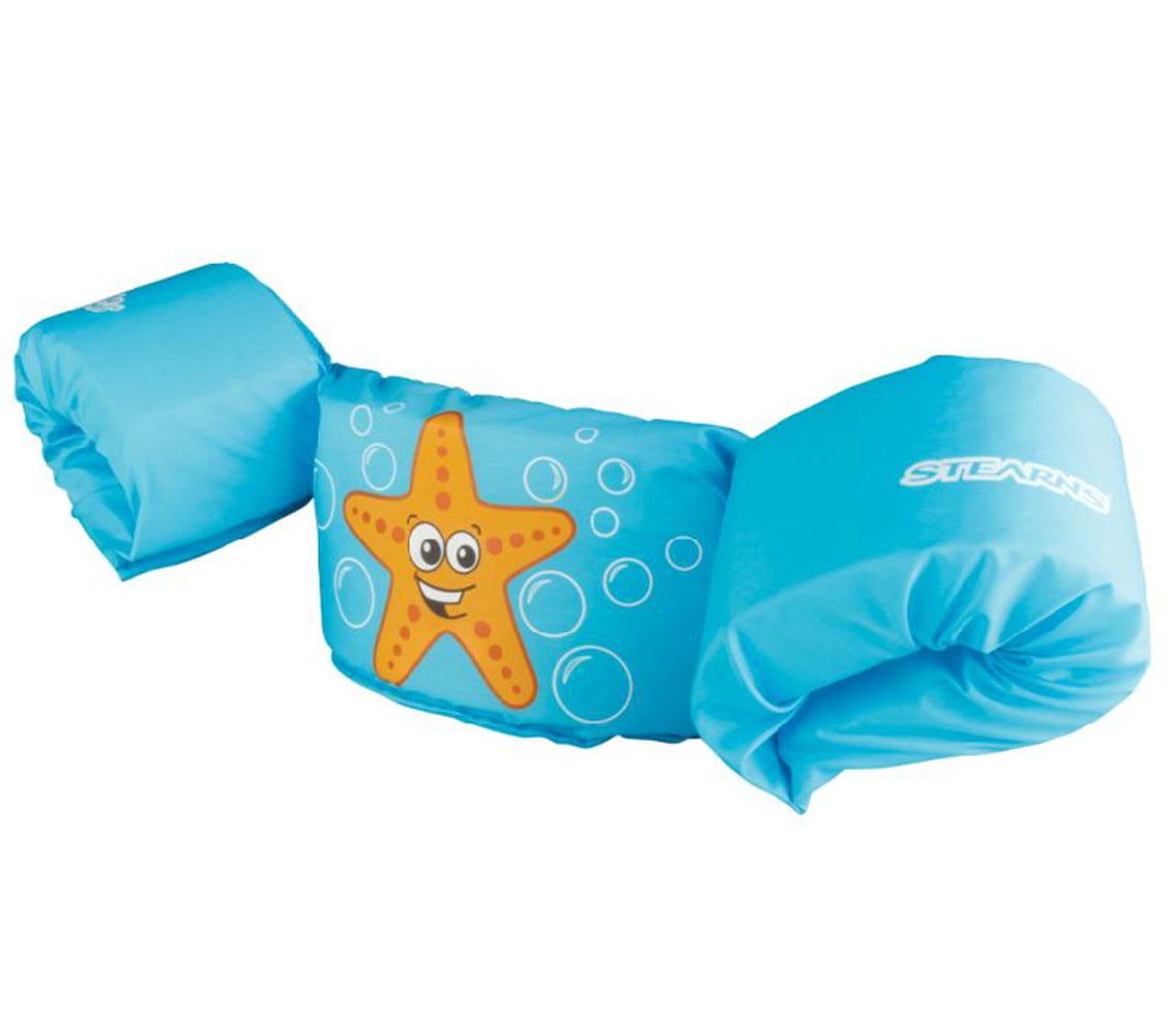 New COLEMAN Stearns Kids Puddle Jumper Swimming Life Jacket Vest | Blue Starfish by