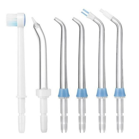 6pcs/set Replacement Tips For Waterpik Water Flosser Classic Tips Waterpik' Replacement Parts And Other Oral Irrigat