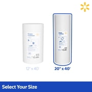 Walmart White Foam Cushion Roll, 20 x 40, Perforated for Quick Tear-Off