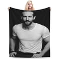 thumbnail image 3 of Blanket Ryan Reynolds Soft and Comfortable Wool Fleece Throw Blankets for Sofa Office car Camping Yoga Travel Home Decoration Cozy Plush Beach Blanket Gift, 3 of 9