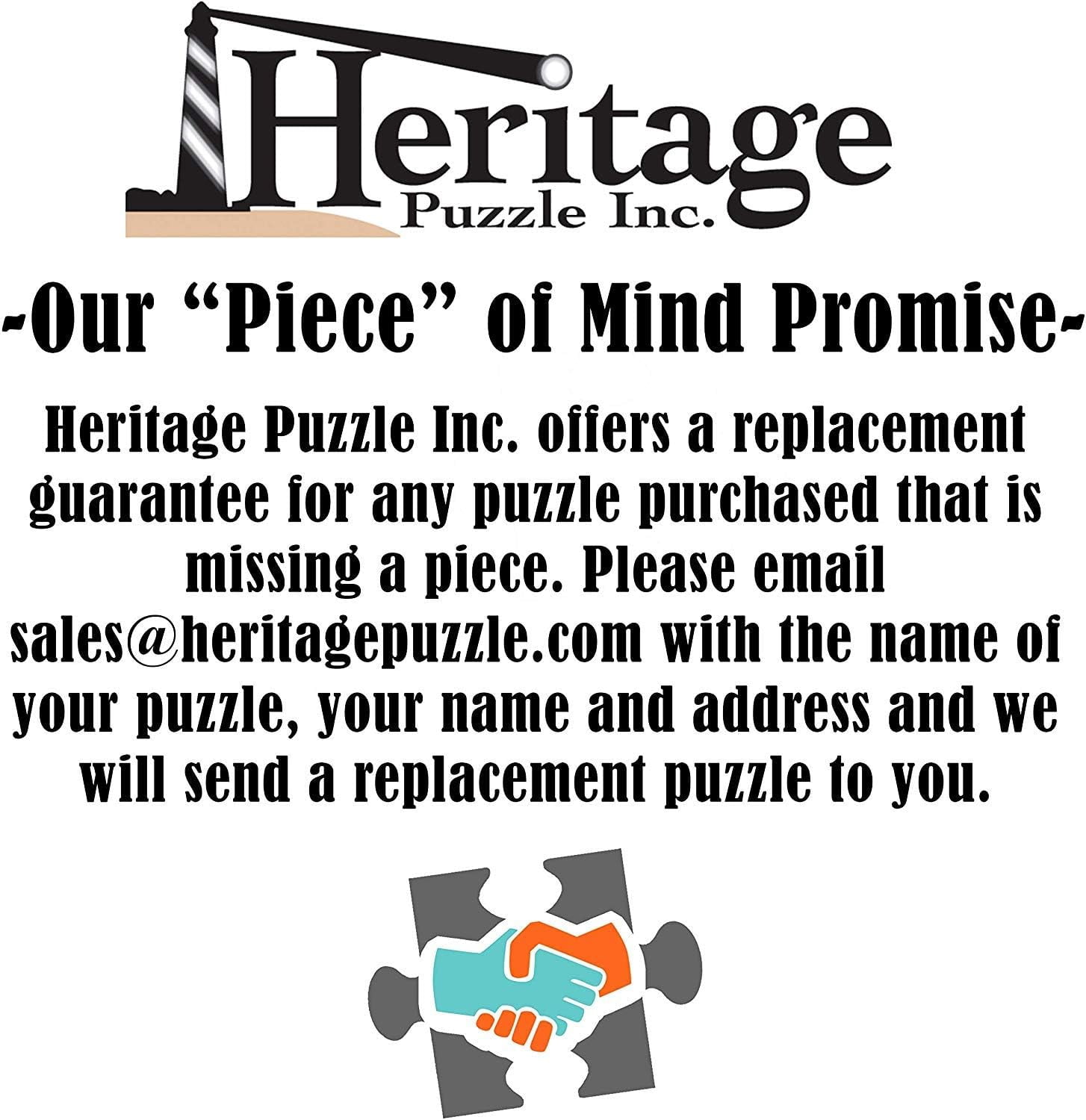 Heritage Puzzle Coastal Sunrise by Peter Doran Jigsaw Puzzle 1000 Pieces - Beach Puzzles for Adults 1000 Piece Jigsaw Puzzle Beach - Ocean Puzzles for Adults 1000 Piece - Beach Theme Jigsaw Puzzles