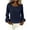 Navy, variant on Tqcoqu Long Sleeve Shirts for Women 2026 Fashion Fall Ruffle Bubble Sleeve Casual Loose Blouses,Black Women's S-XXL
