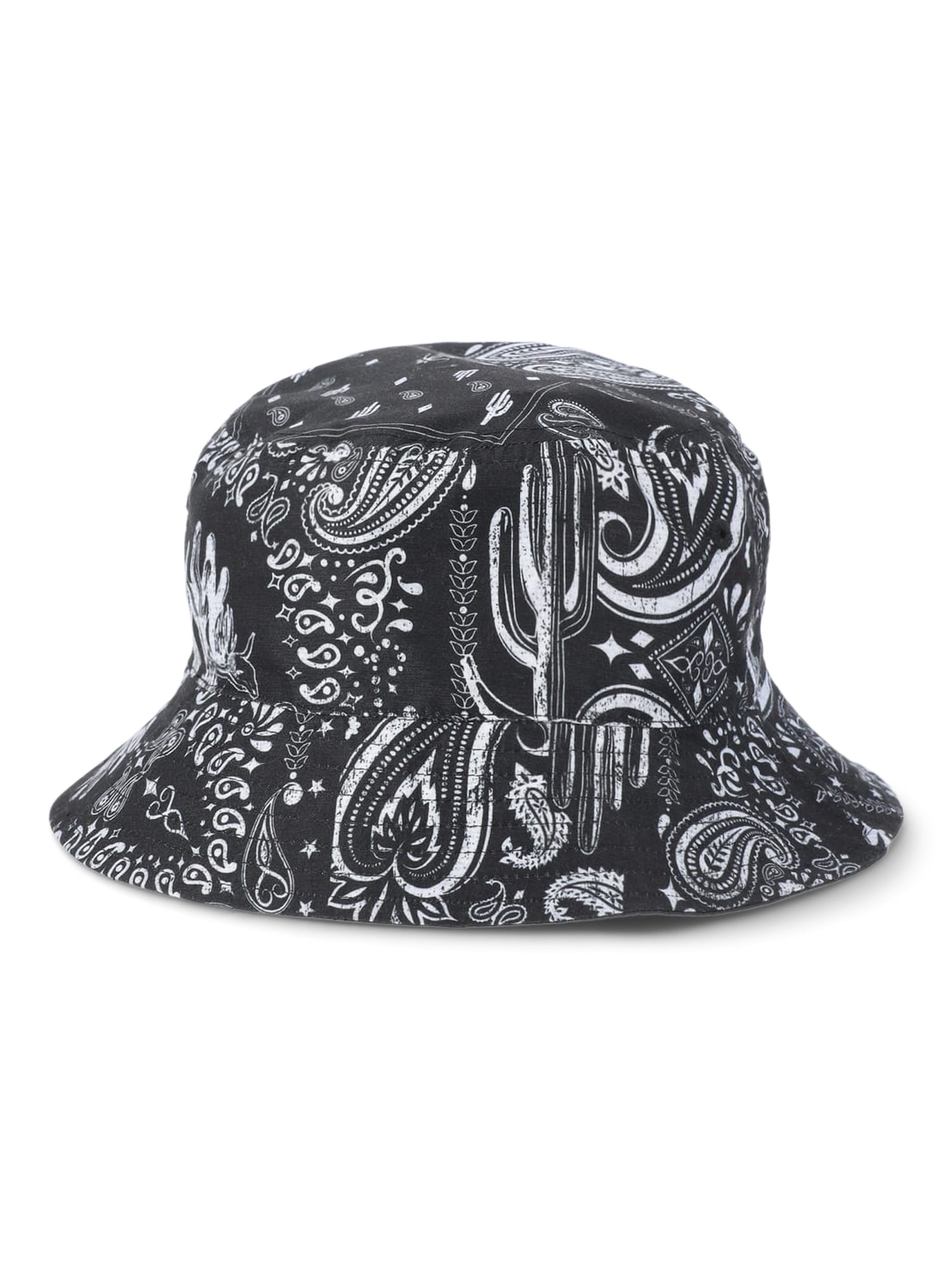 No Boundaries Reversible Bucket Hat with UPF 50+, Men's, Black Soot